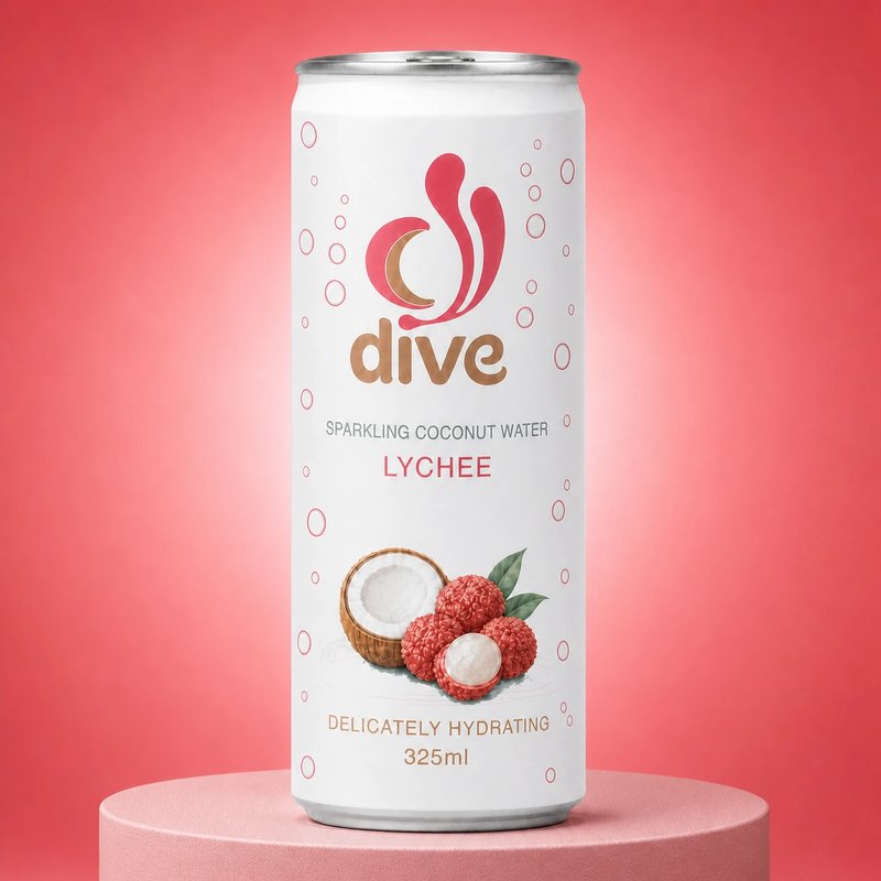 Sparkling Coconut Water Lychee