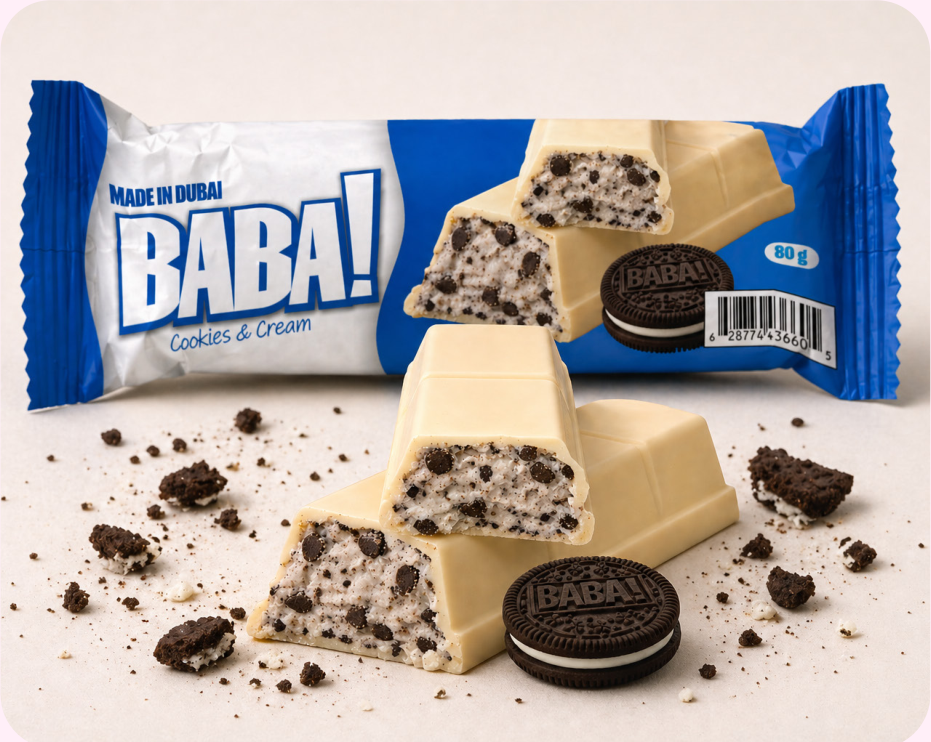 Baba Cookies and Cream 80g