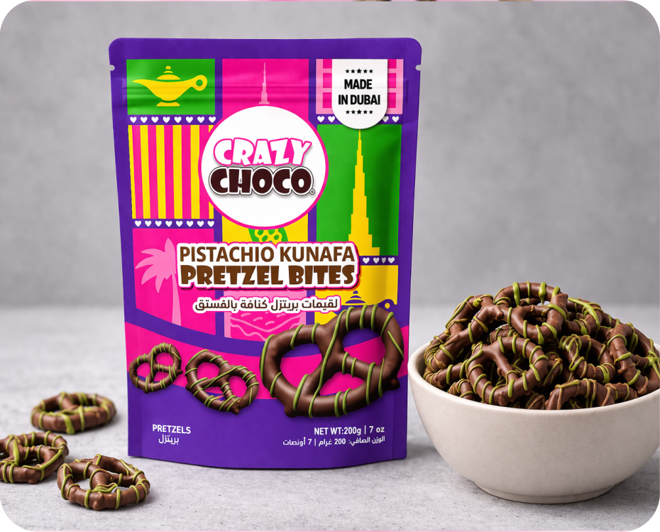 Kunafa Pistachio Pretzels