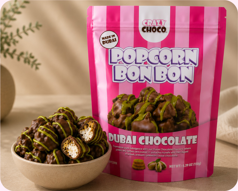 Popcorn Bonbon Kunafa Pistachio