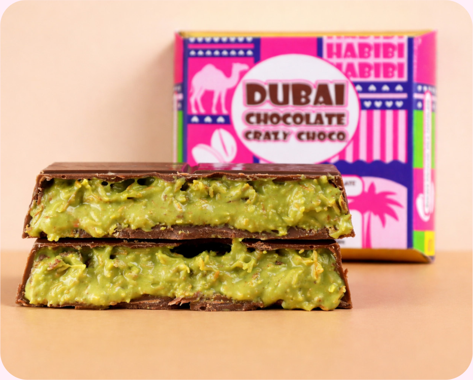 Viral Pistachio Kunafa Chocolate Milk 100g