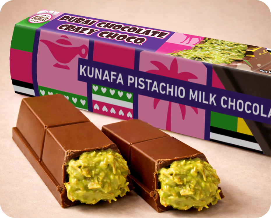 Viral Pistachio Kunafa Chocolate Milk 80g