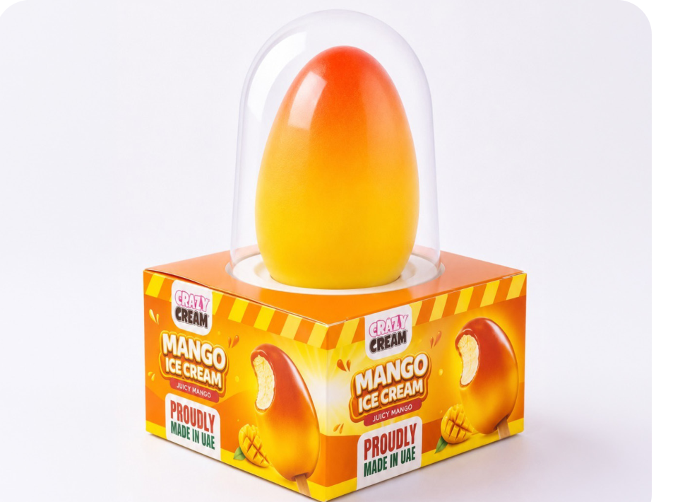 3D Mango Ice Cream