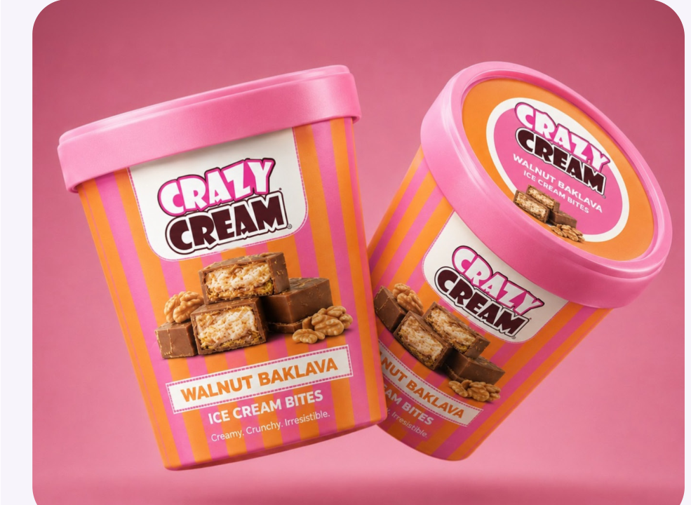 Walnut Baklava Ice Cream Bites